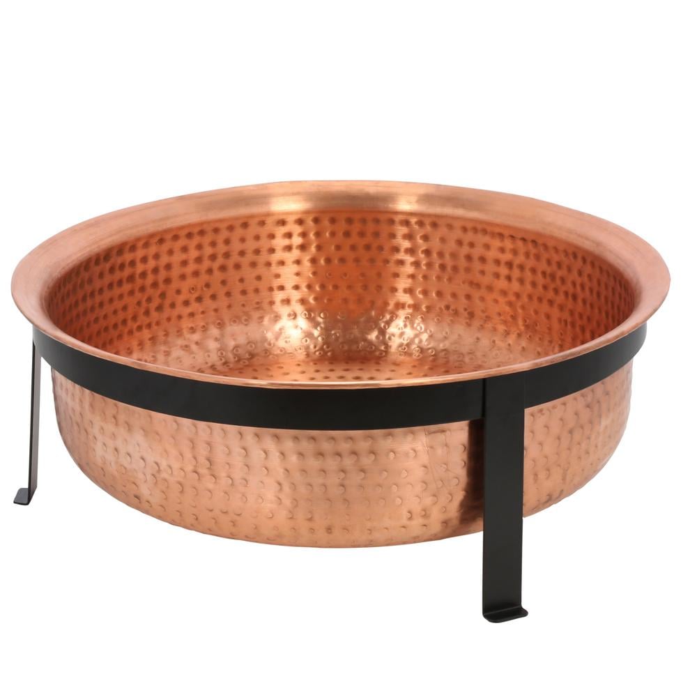 Hand Hammered Copper Fire Pit