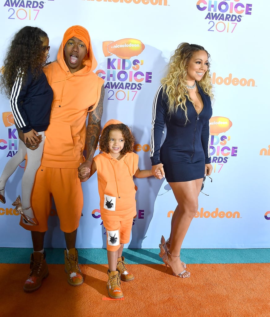 Mariah Carey and Nick Cannon Family 2017 Kids' Choice Awards