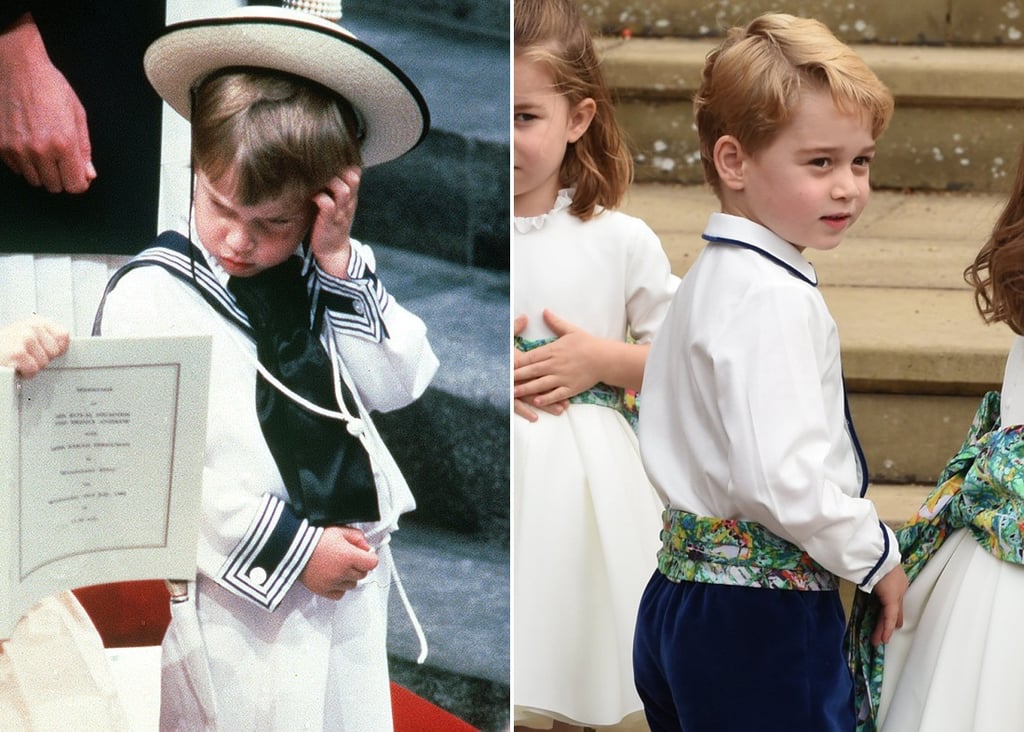 Prince William and Prince George as Royal Pageboys Pictures