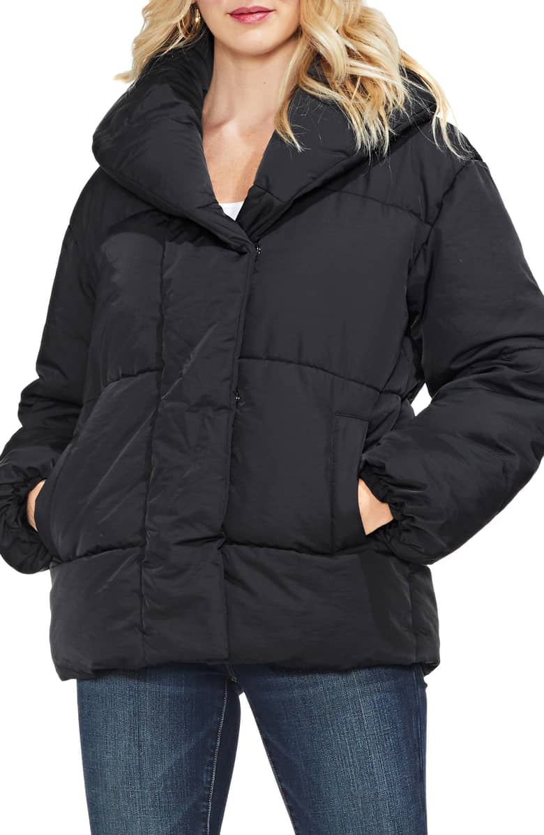 Vince Camuto Matte Quilted Puffer Jacket