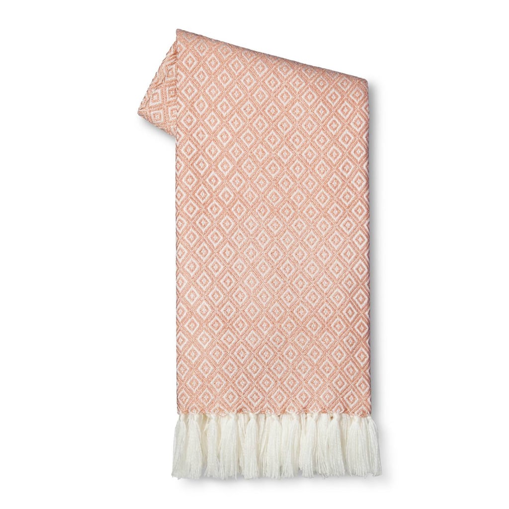 Metallic Geo Sweater Knit Throw ($24)