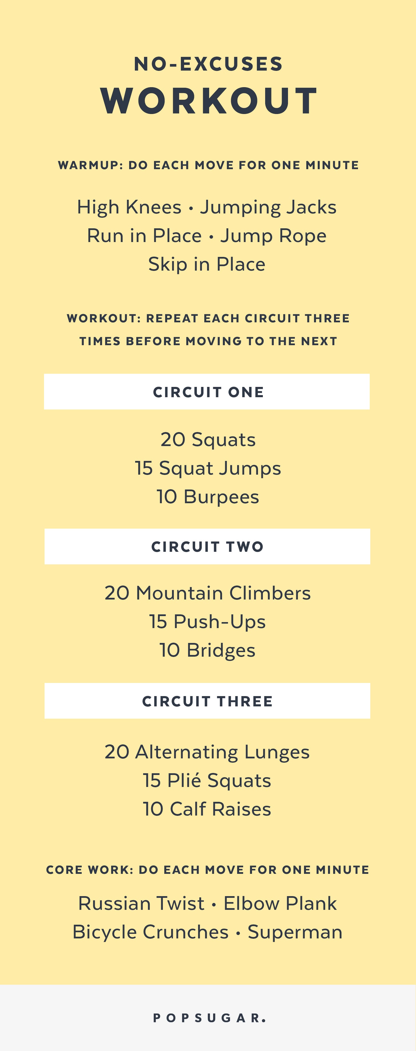 Bodyweight Workout For Travel POPSUGAR Fitness UK