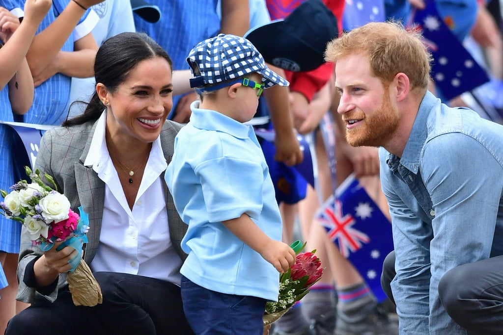 Prince Harry and Meghan Markle With Boy in Dubbo, Australia