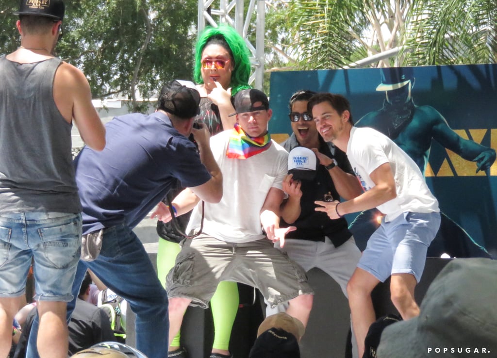 Channing Tatum at LA Gay Pride Parade 2015