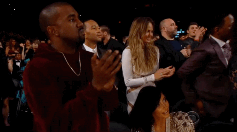 Kim Kardashian Was All, "Why Is Everyone Standing?"