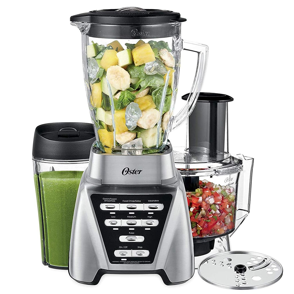 Oster Pro 1200 Blender with Glass Jar plus Smoothie Cup & Food Processor Attachment