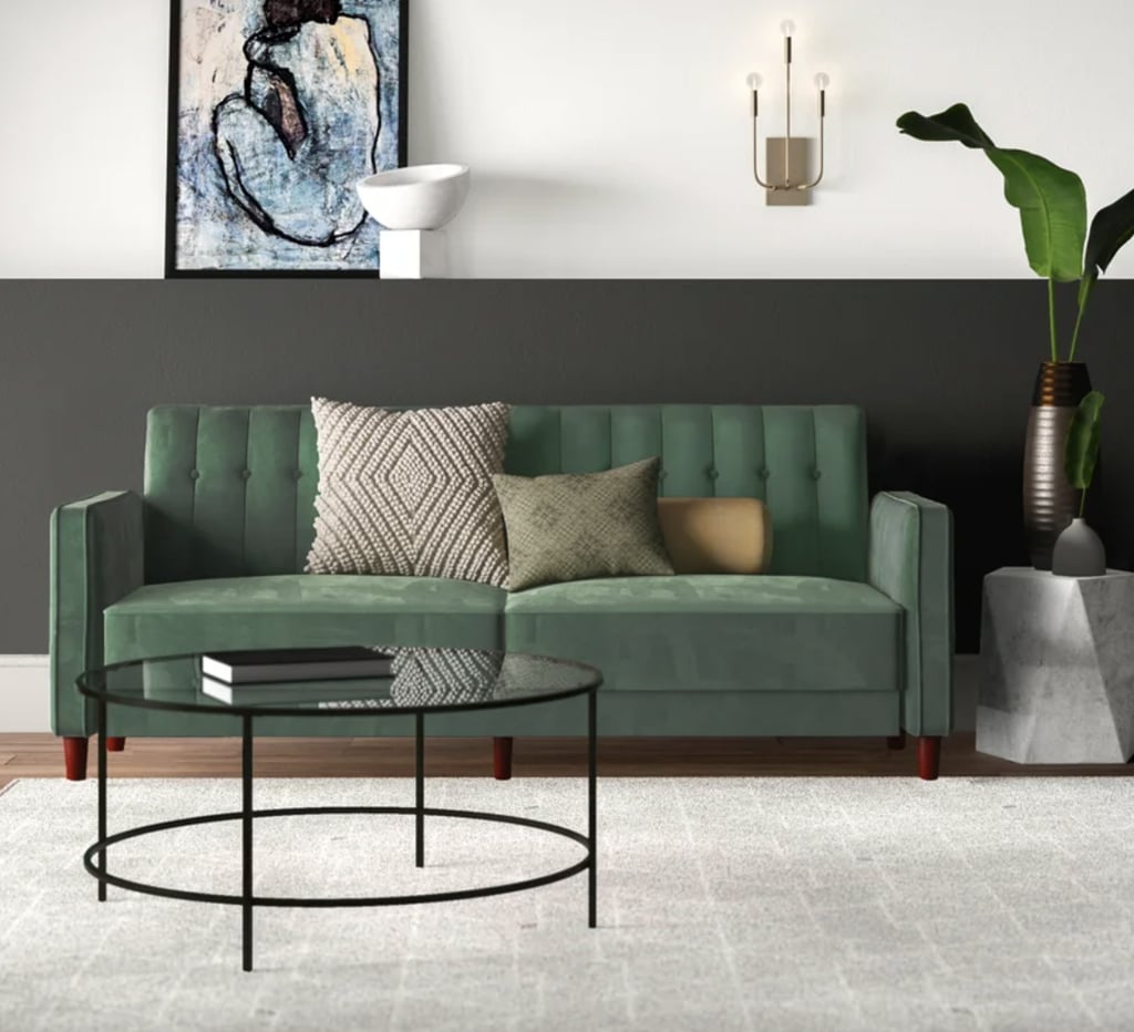 Mercury Row Imani Velvet Wide Convertible Sofa Wayfair Has So