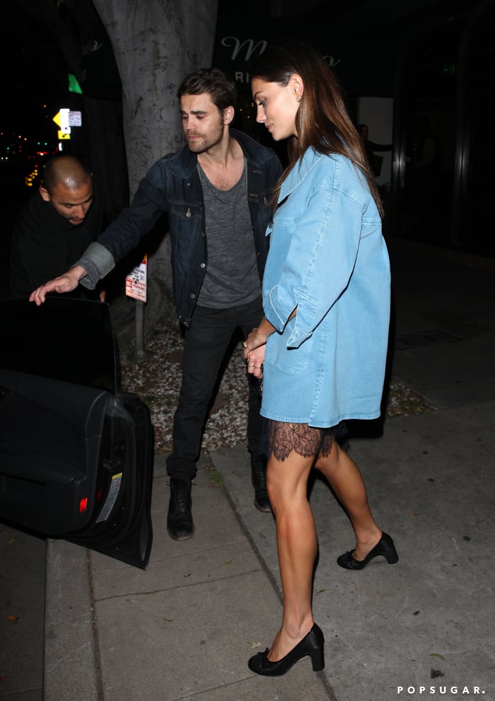 Paul Wesley and Phoebe Tonkin Out in LA April 2017