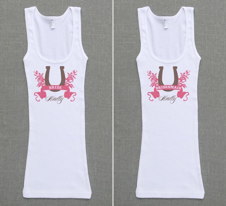 Horseshoe Bridal Party Tank Tops