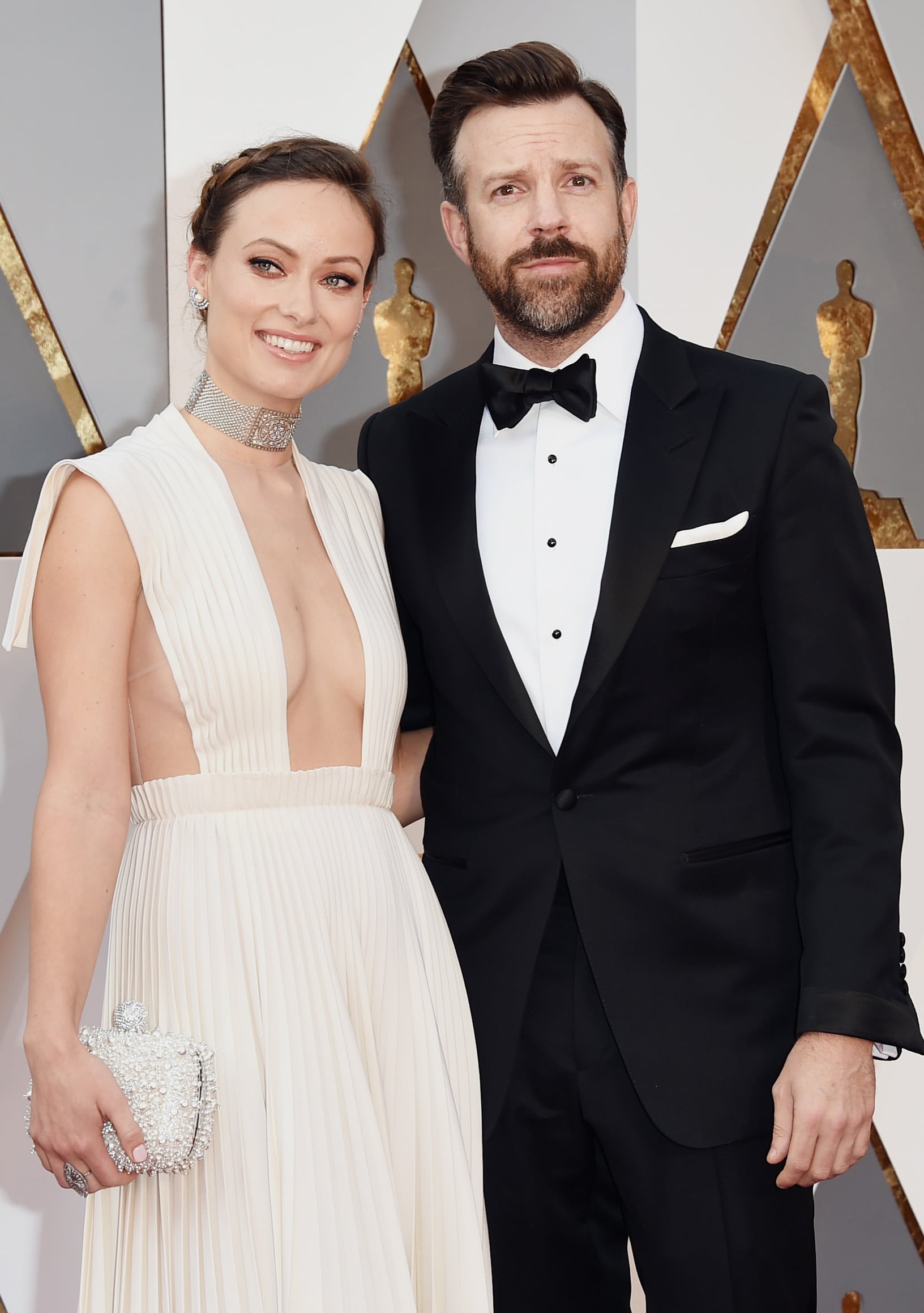 Olivia Wilde And Jason Sudeikis At The Oscars 2016 Popsugar Celebrity