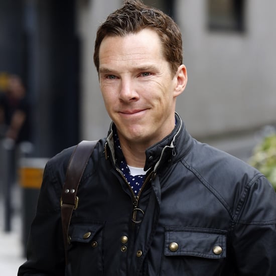 Benedict Cumberbatch Grabs Coffee in London March 2015