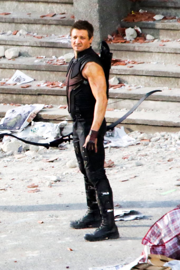 Renner as Hawkeye.