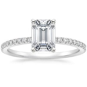 Brilliant Earth 18K White Gold Luxe Ballad Diamond Ring