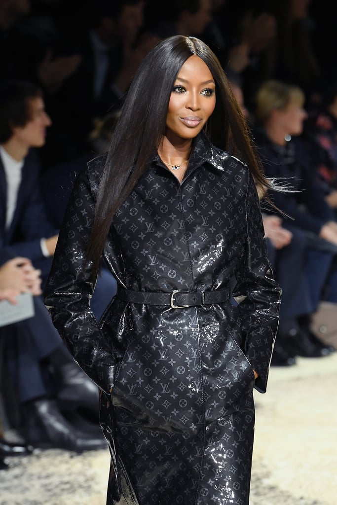 Naomi Campbell, Kate Moss Model in Louis Vuitton Menswear Runway Show