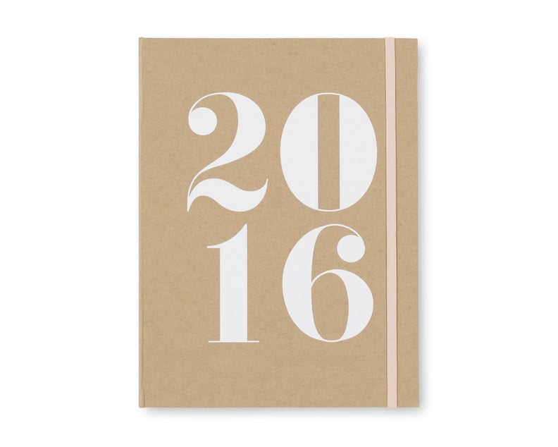 Sugar Paper Signature Kraft 2016 Weekly/Monthly 6 x 9 Planner