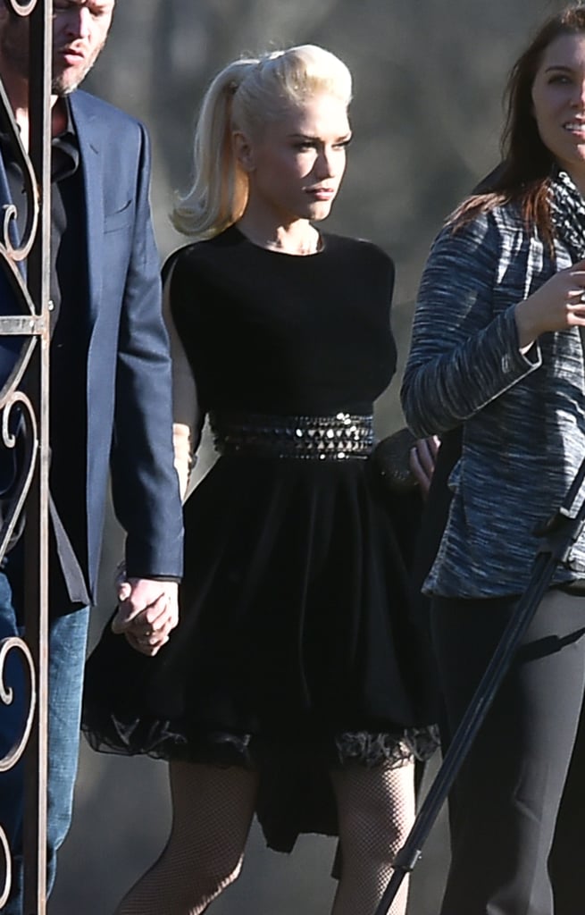 Gwen Stefani and Blake Shelton at RaeLynn's Wedding 2016