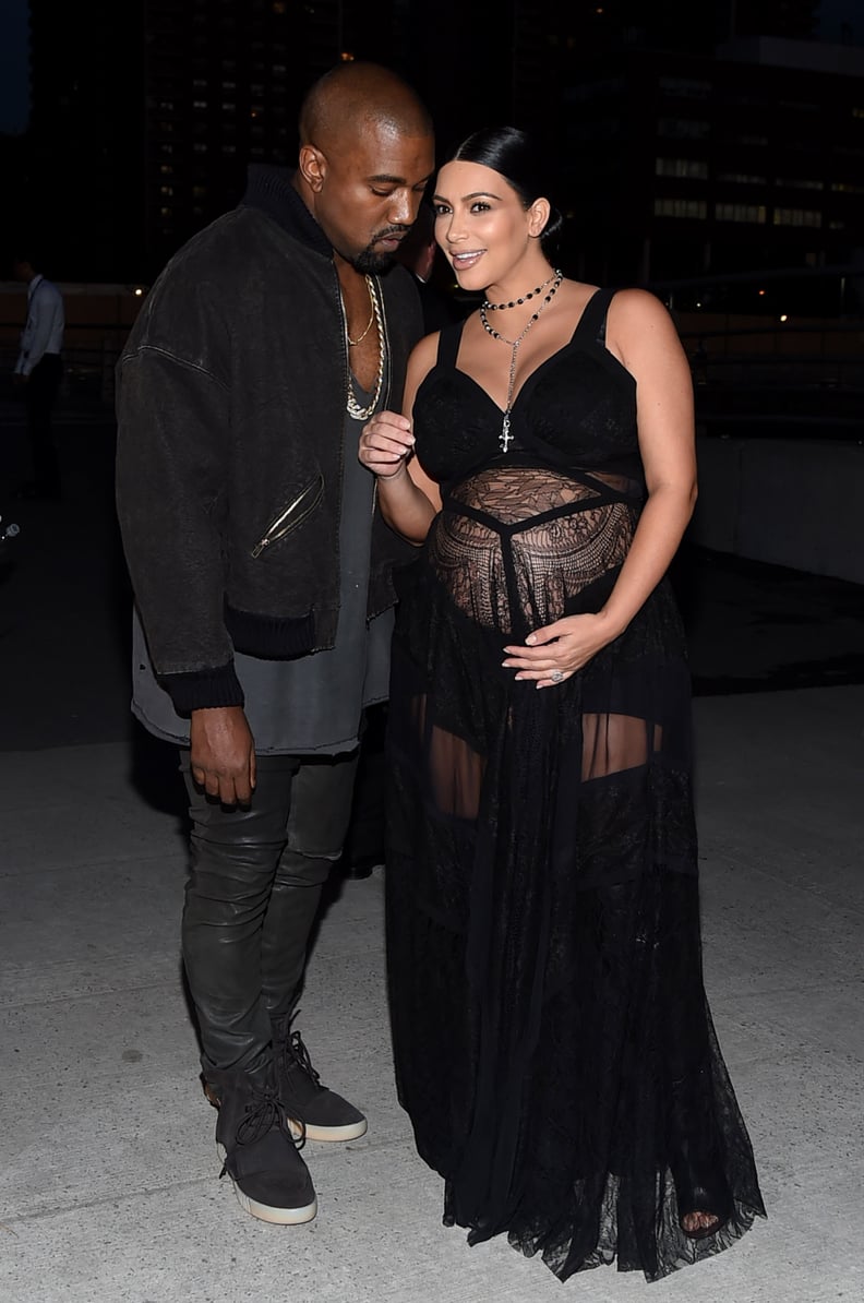 Kanye West and Kim Kardashian