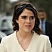 Princess Eugenie's Black Leather Headband March 2019