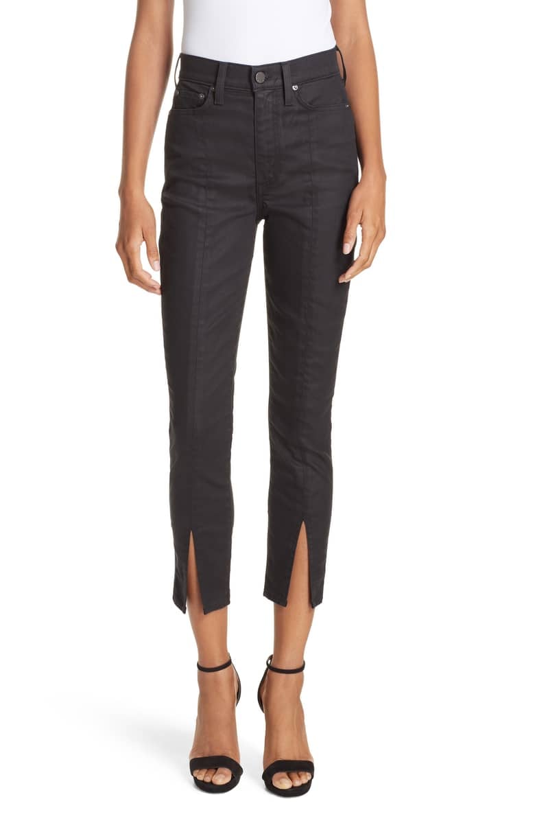 Alice + Olivia Jeans Good Slit Front Skinny Jeans