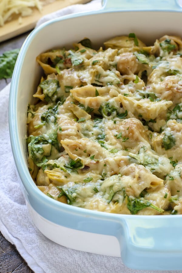 Spinach and Artichoke Mac and Cheese