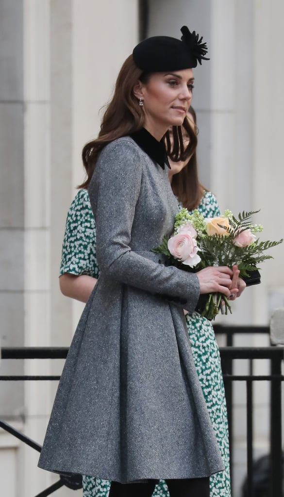 Kate Middleton and Queen Elizabeth II King College March