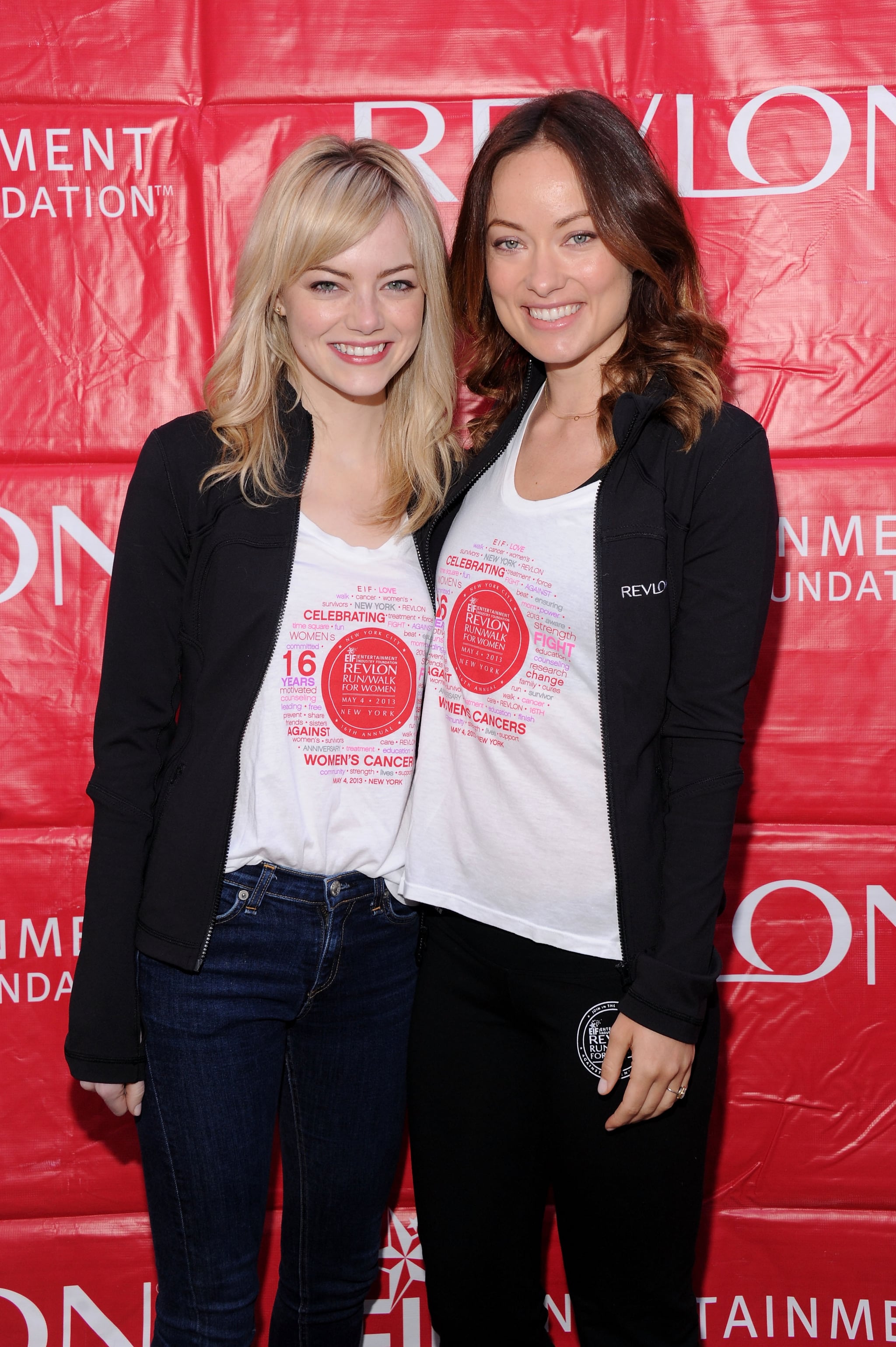 Emma Stone And Olivia Wilde 40 Pictures Of Charitable Celebrities Giving Back Popsugar Celebrity Photo 7
