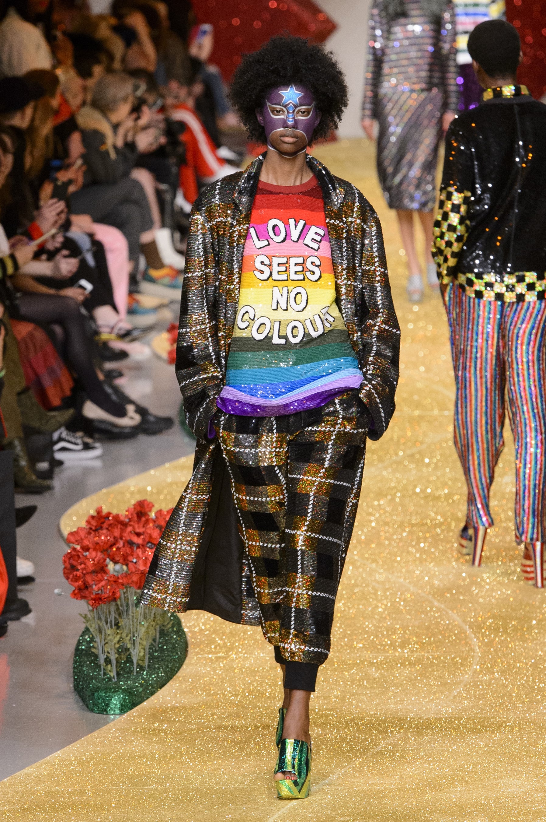 Ashish Political Fall 17 Show At London Fashion Week Popsugar Fashion Ashish Political Fall 17 Show At London Fashion Week Popsugar Fashion