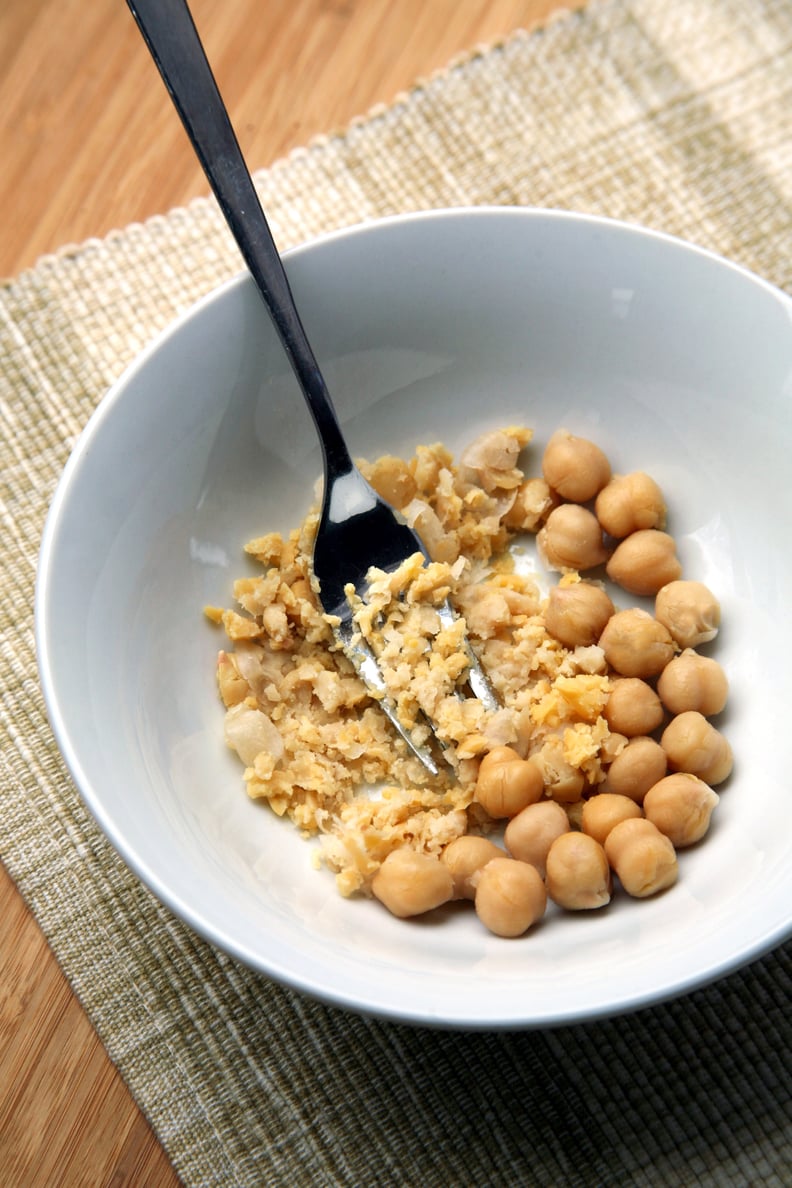 Mash Chickpeas Into Oatmeal