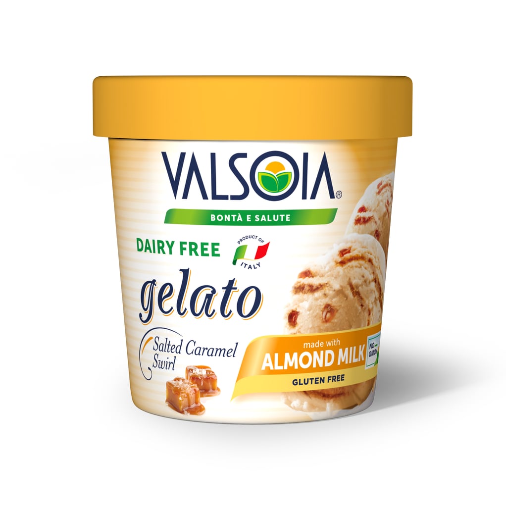 Almond Milk SaltedCaramel Swirl Gelato Valsoia Vegan Gelato