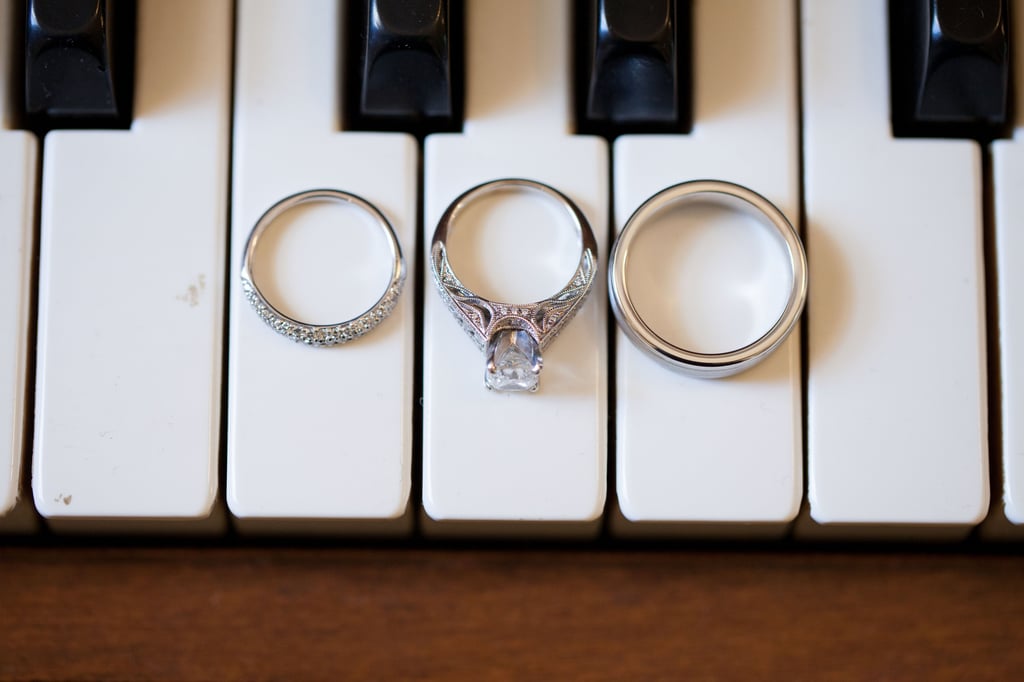Tip: Set rings apart to let each one speak for itself.
Photo by Amy E Photography