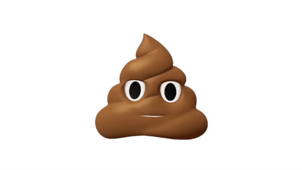 And, yes, it can be used with the pile of poo emoji.