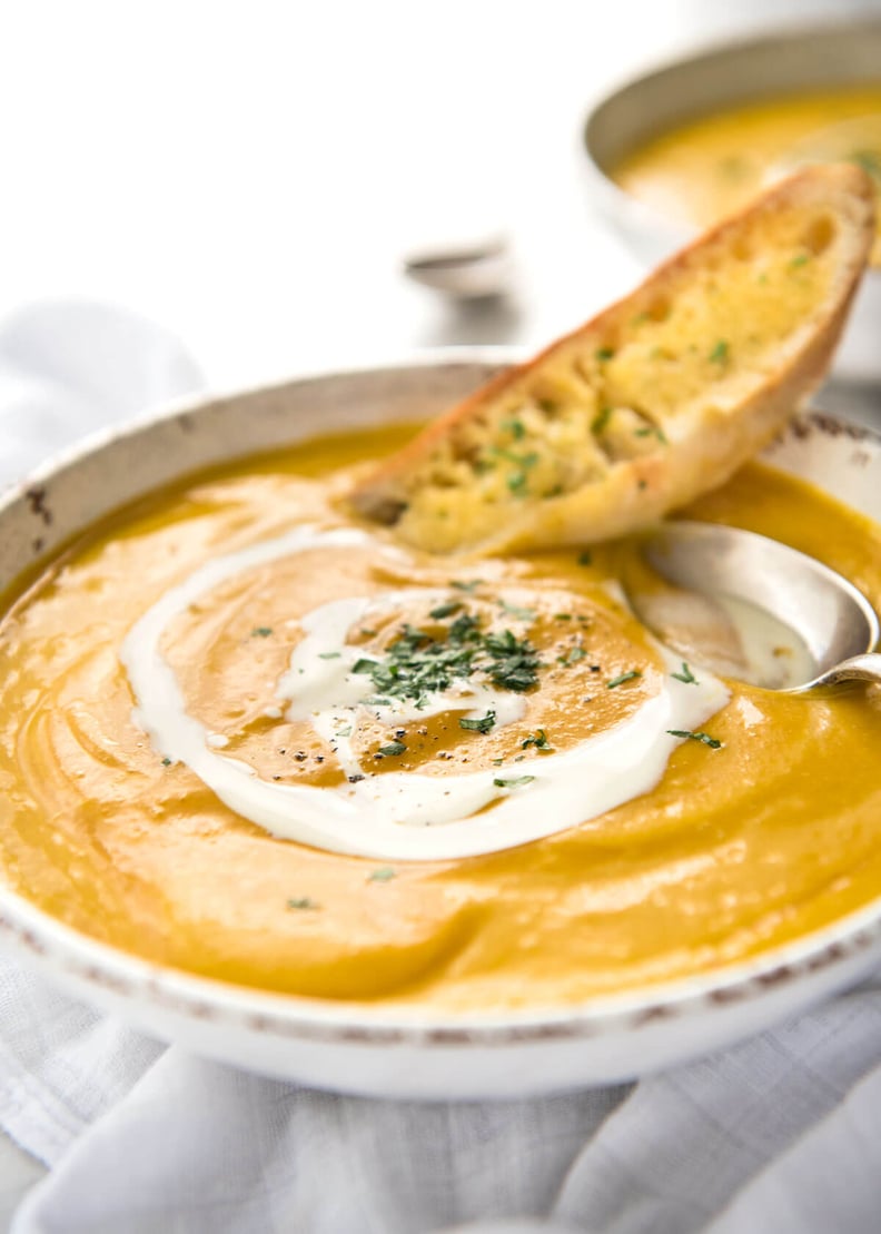 No-Chop Roast Pumpkin Soup