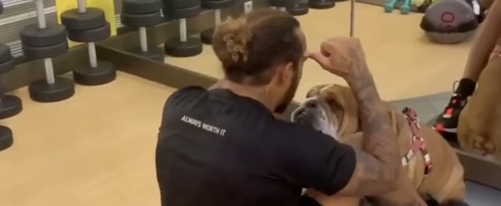 Watch Lewis Hamilton Work Out With His Dog on Instagram