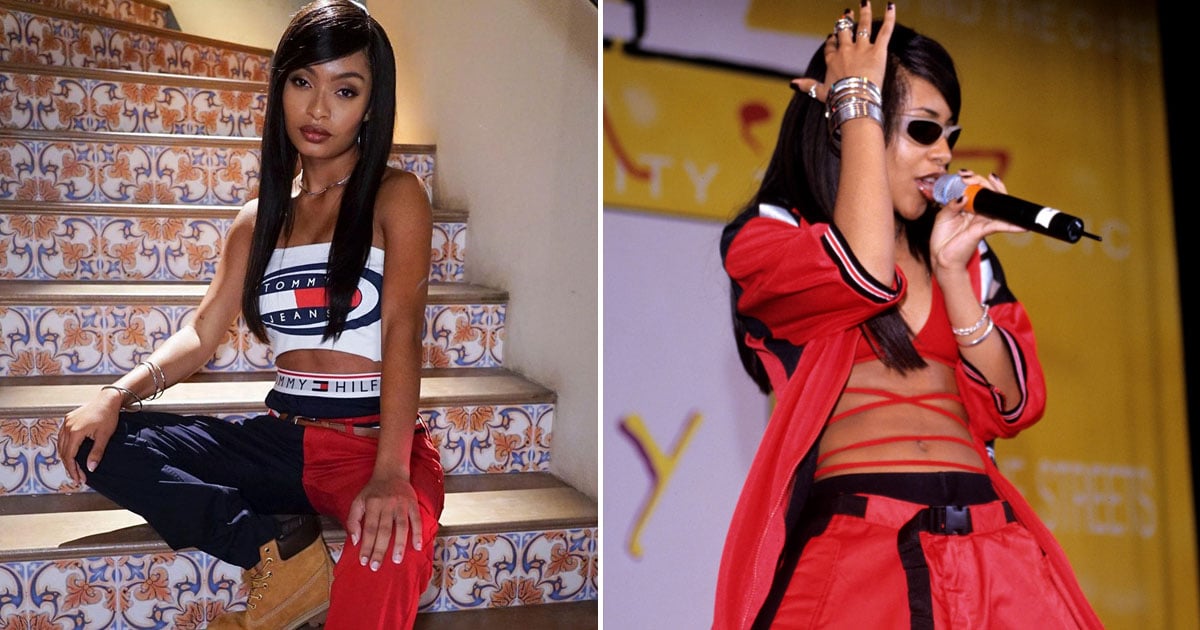 Yara Shahidi Dressed as Aaliyah in Tommy Hilfiger | Photos | POPSUGAR ...