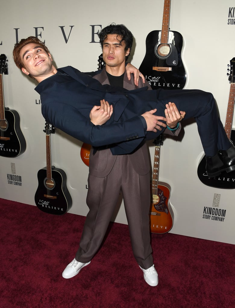 KJ Apa and Charles Melton at I Still Believe Premiere Photos