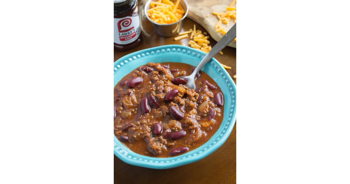 John's Chili Chrissy Teigen GameDay Recipes With Lawry's Seasoned