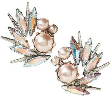 Elizabeth Cole Eyelet Earrings ($168)
