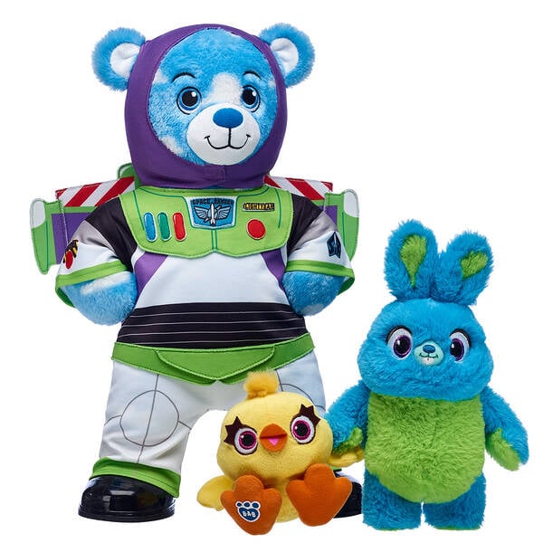 Disney and Pixar Toy Story 4 Bear Buzz Lightyear, Ducky and Bunny Gift Set