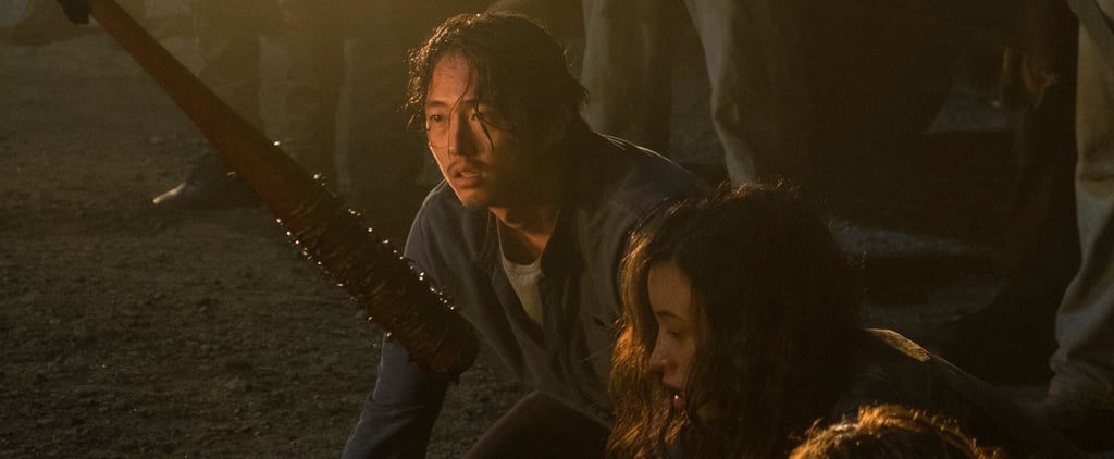 Glenn's Death Makeup on The Walking Dead