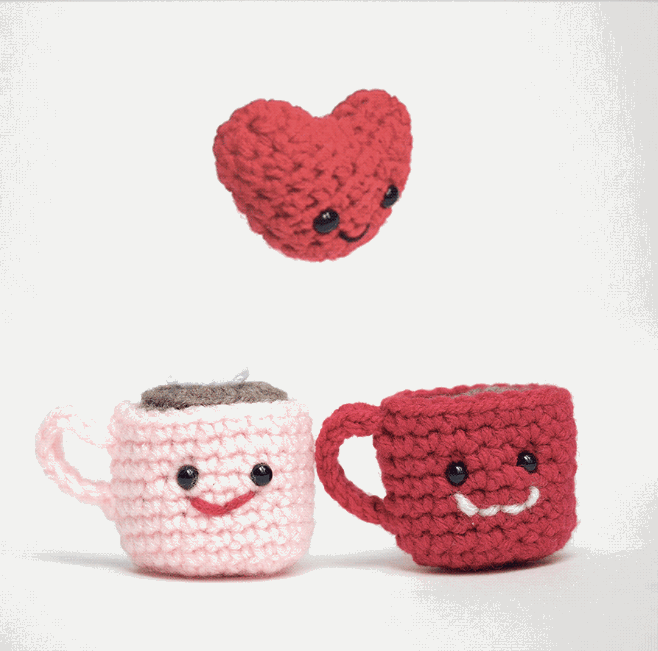 Smiling amigurumi