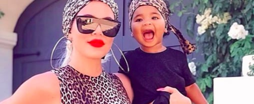 Khloe Kardashian and True Mommy and Me Photo August 2019