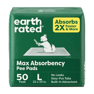 Earth Rated Max Absorbency Training Pee Pads