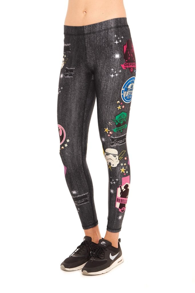Women's Star Wars Jedi Mind Trick Denim Patches Leggings