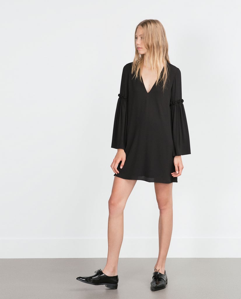 zara bell sleeve dress