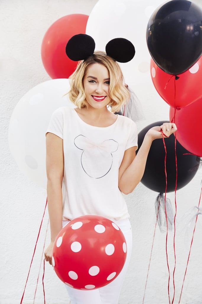 Disney's Minnie Mouse a Collection by LC Lauren Conrad Graphic Tee ($40) and LC Lauren Conrad Cuffed Skinny Jeans ($50)