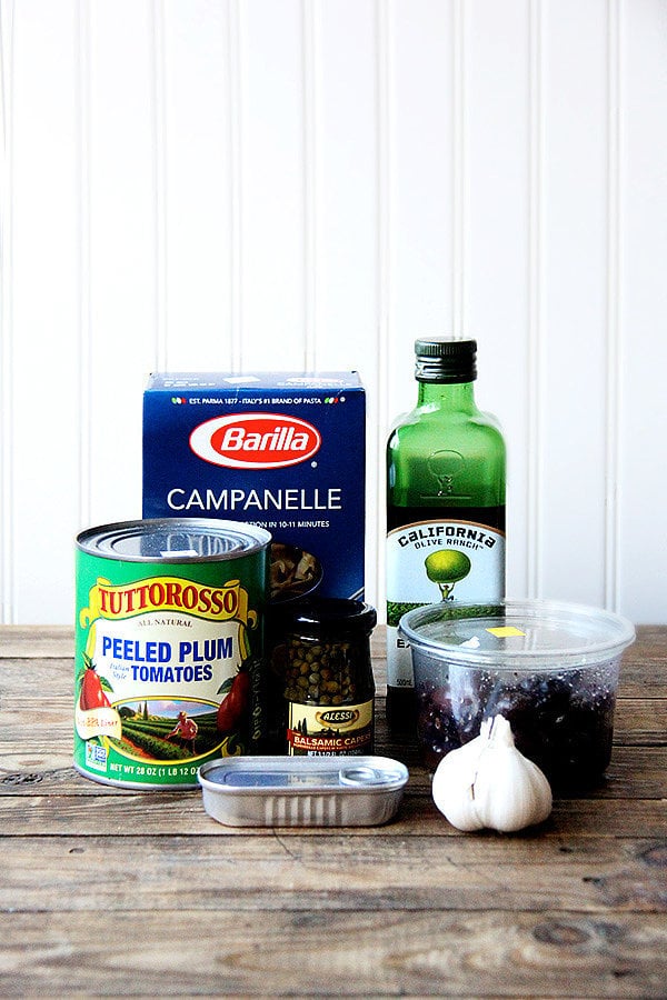 Keep pantry staples on hand all the time so you can make a meal at a moment's notice.