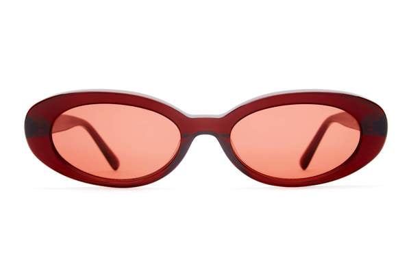 Crap Eyewear The Sweet Leaf in Crystal Burgundy Bio