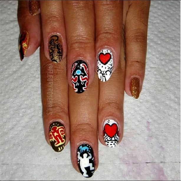 Keith Haring Nails