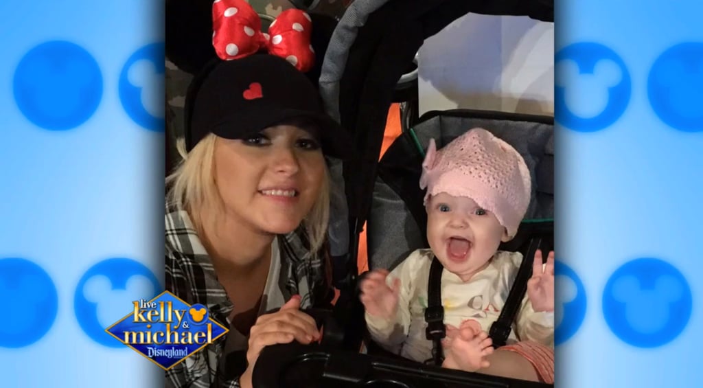 Christina Aguilera's Baby Summer Rain at Disneyland | Photos