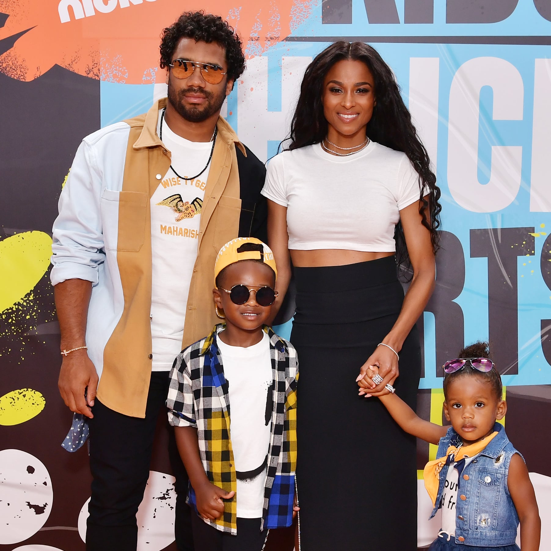 Ciara brings her family to Nickelodeon Kids' Choice Sports Awards 